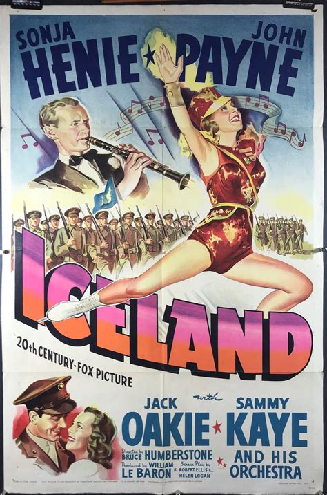 ICELAND, Original Vintage John Payne Musical Poster - Original Vintage ...