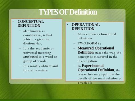 What Is A Conceptual Definition In Research Thesis Statement
