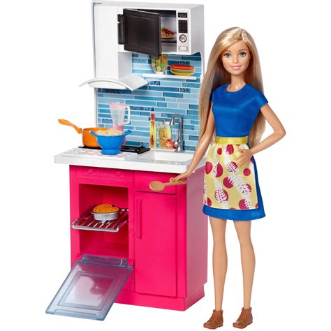 Barbie Doll And Kitchen Furniture