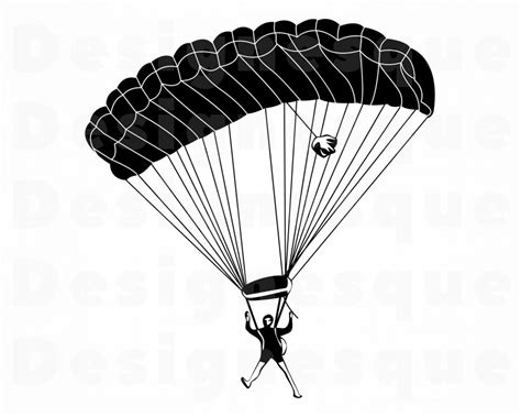 Parachuting 3 Svg Parachute Svg Parachuting Clipart Etsy