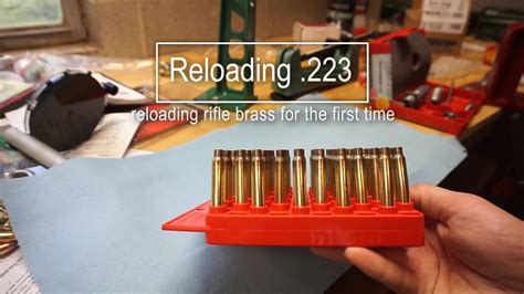 Reloading 223556 Learning To Reload Rifle Cases For The First Time