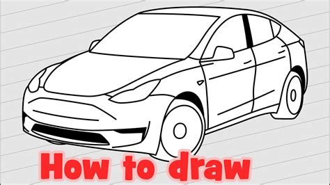 Bubble tea coloring page free breakfast coloring pages. How to draw Tesla Model Y - YouTube