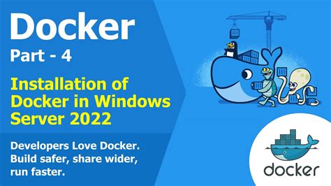 Installation Of Docker In Windows Server 2022 Part 04 Youtube