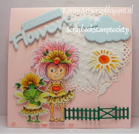 Sending flowers to a friend's house. KarinsArtScrap: We are Friends and sending you Flowers