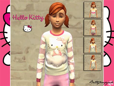 Hello Kitty Collection Complète Hello Kitty Sims 4 Children Kids