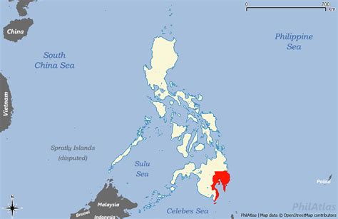 Philippine Map Davao De Oro