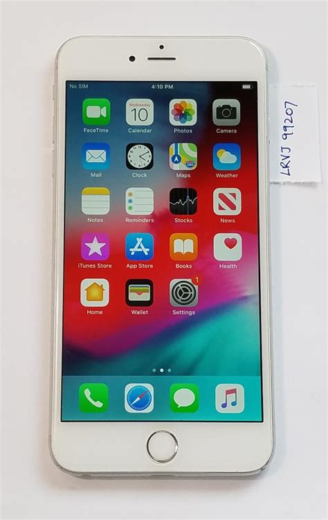Apple Iphone 6s Plus T Mobile A1687 Silver 64 Gb