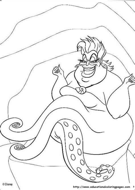 The Little Mermaid Coloring sheets - Educational Fun Kids Coloring