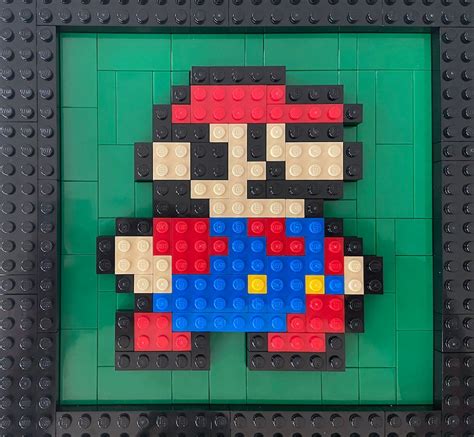 Super Mario Lego Mosaic Montage Fully Customizable Etsy