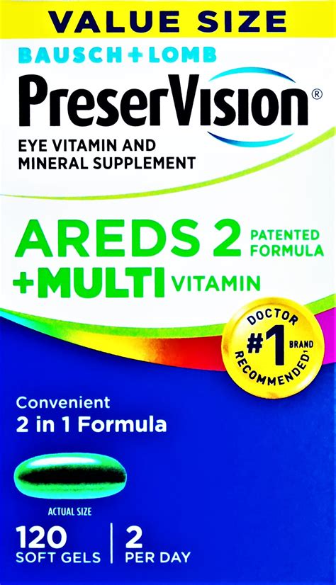 Bauschlomb Preservision Areds 2 Formula Multi Vitamin 120