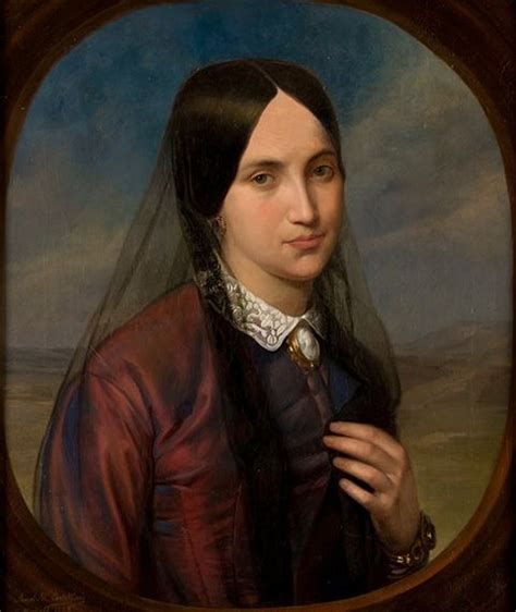 Ángel María Cortellini Yhernández Retrato De Dama 1848 Mutualart