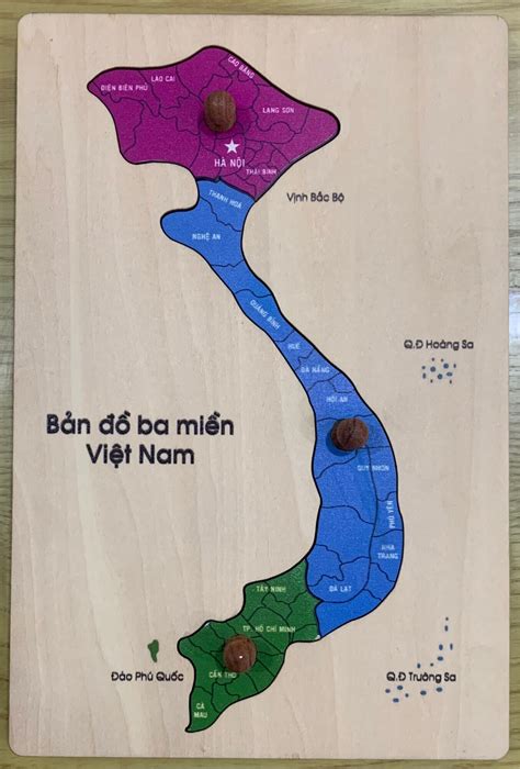 Thông tin bản đồ ba miền Việt Nam mới nhất