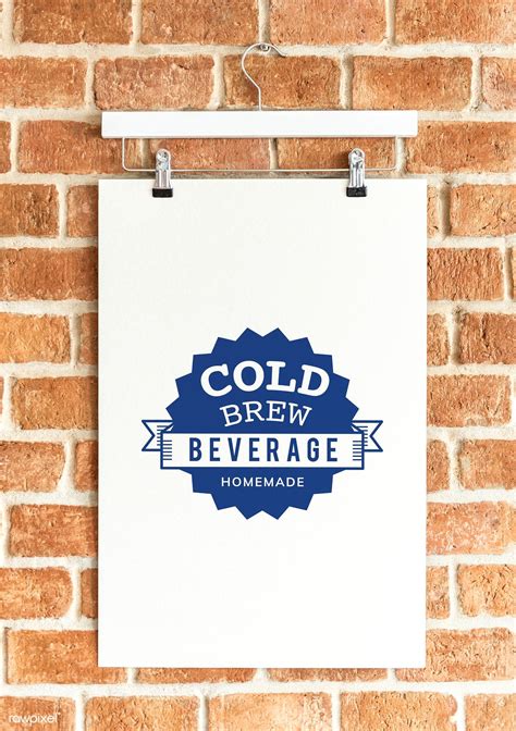 Download Cold brew beverage poster mockup | free image by rawpixel.com / Ake