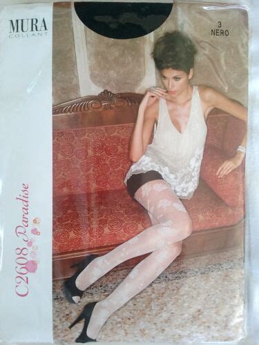 mura collant floral lace tights c2608 paradise black pantyhose size s ebay
