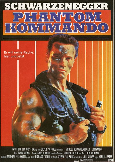 Commando 1985 Posters — The Movie Database Tmdb