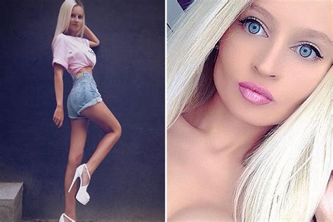 russian barbie lookalike claims her striking doll like features are all natural but does