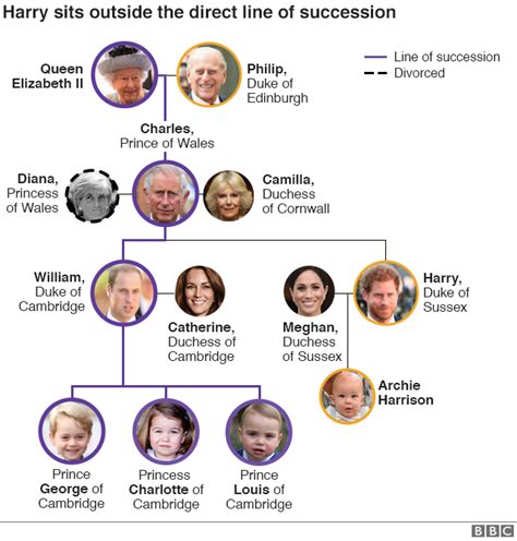 While this is not an exact family tree. Harry and Meghan's "transition" supported by Queen - Newsbook