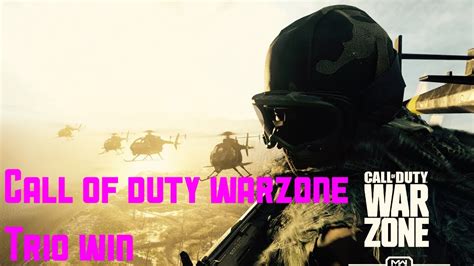 Call Of Duty Warzone Trio Win Youtube