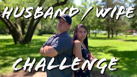 disc golf challenge husband vs wife youtube