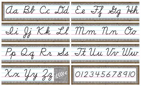 The cursive letters generator was built specifically for those who were looking for cursive writing and all of the letters of the cursive alphabet. Cursive Alphabet For Classroom Wall ...