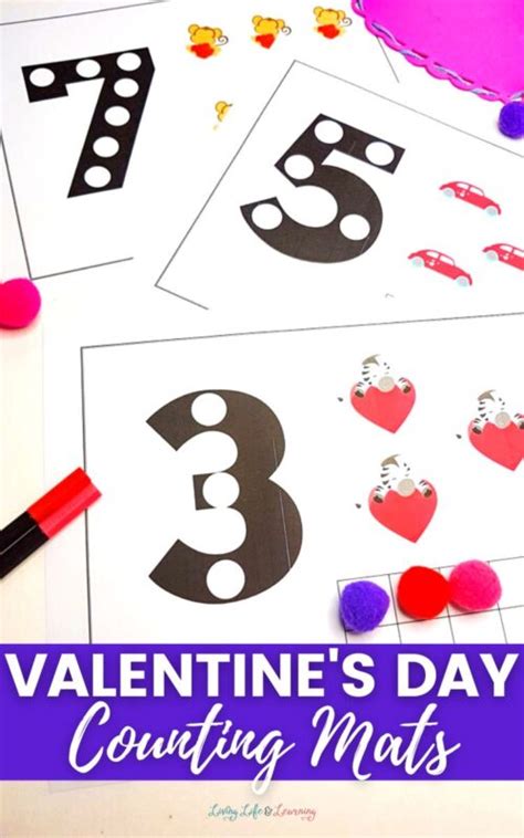 Valentines Day Counting Mats