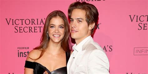 dylan sprouse brought girlfriend and model barbara palvin shake shack to victoria s secret