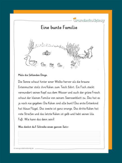 Deutschlehrer mit langjähriger erfahrung haben diese texte geschrieben, deshalb. Lesetexte 4 Klasse Mit Fragen Kostenlos - kinderbilder.download | kinderbilder.download