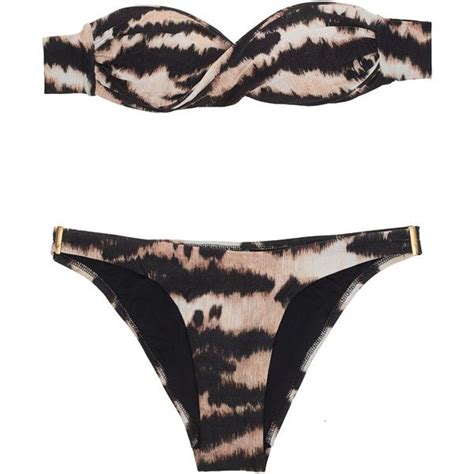 Melissa Odabash Martinique Safari Bandeau Bikini With Metal Detail