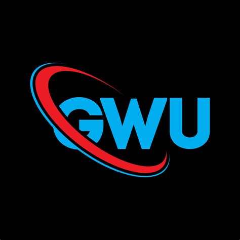 GWU logo. GWU letter. GWU letter logo design. Initials GWU logo linked