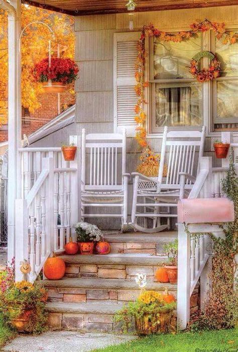 Beautiful Fall Morningperfect Porch To Enjoy It On Fall
