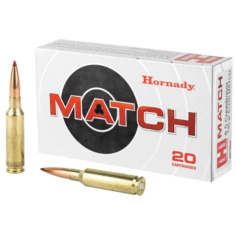 Hornady Match Ammunition 65 Creedmoor 140 Gr Eld Match 20 Rd