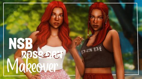 Nsb Rose Gen Twins Makeover Sims 4 Cas Youtube