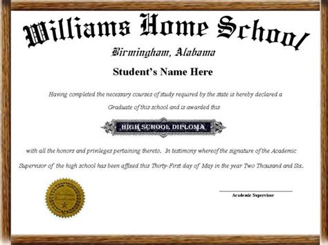 Homeschool Diplomas Printable