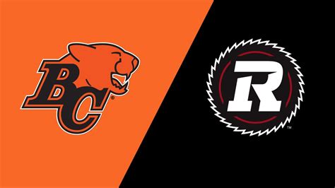 Bc Lions Vs Ottawa Redblacks Canadian Football League 63022