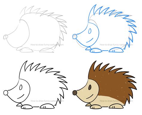 How To Draw Porcupine Pictures That Look Fun Art Drawings For Kids