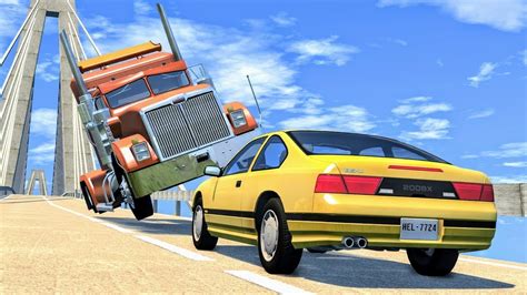 Realistic High Speed Crashes 12 Beamng Drive Youtube
