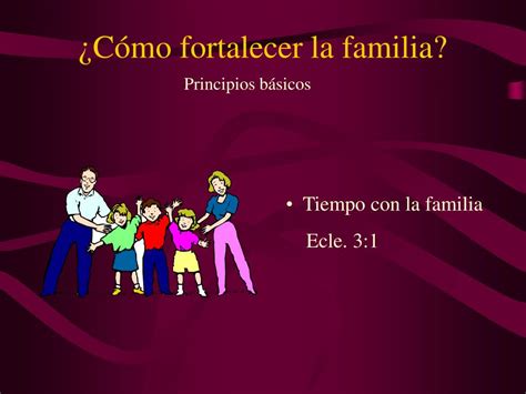 Ppt ¿cómo Fortalecer La Familia Powerpoint Presentation Free