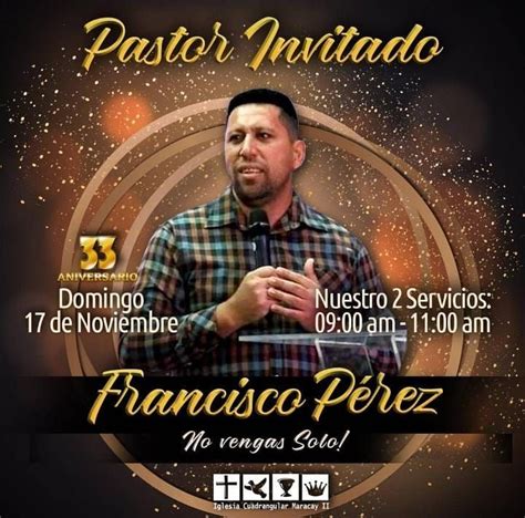 InvitaciÓn Pastor Mes Aniversario Cuadrangular Iglesia Pastor