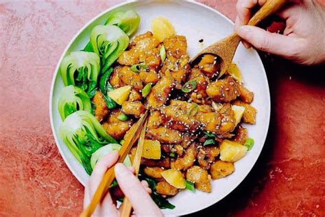 Your orange chicken is ready when it has reached your desired temperature. Chinese Orange Chicken (Baked, Paleo, Whole30) | I Heart ...