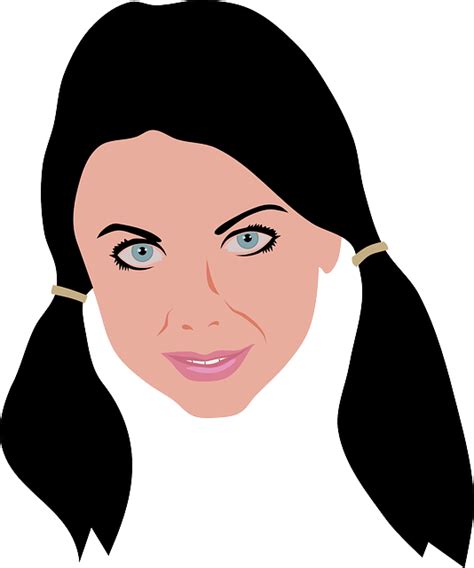 Free Vector Graphic Brunette Beauty Face Girl Head Free Image On