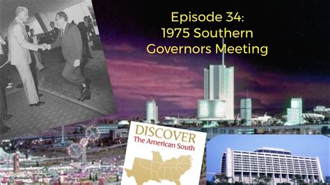 The governors also set september 21 the meeting is a follow up the one earlier held in may, wherein the governors made decisive resolutions on the challenges of insecurity, open. Episode 34: the 1975 Southern Governors Meeting - YouTube