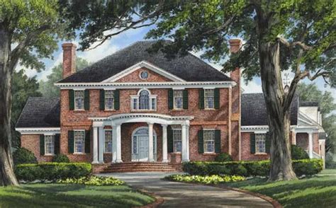 Southern Colonial House Plan 5 Bedrooms 5 Bath 4685 Sq Ft Plan 57 210