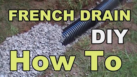 French Drain For Do It Yourself Homeowners How To Install A French