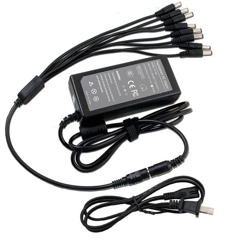 Buy New Dc 12v 5a Power Supply Adapter 8 Split Power Cable For Cctv