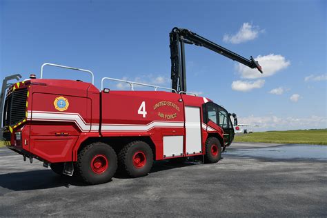 Push In Ceremony Brings New Trucks To Firefight Air Force Life Cycle