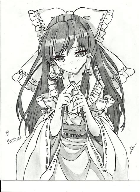 Anime Draw Kimono Girl By Kuchisake Lannister On Deviantart
