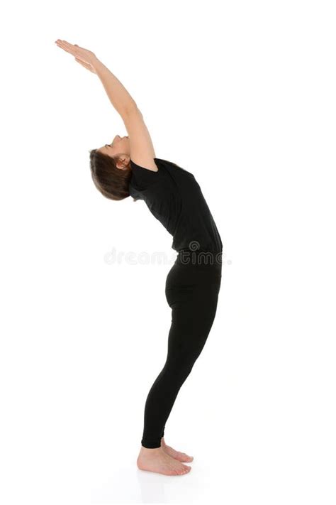 Yoga Hasta Uttanasana Raised Arms Pose Stock Image Image Of Harmony