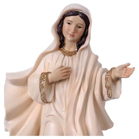 Affordable our lady of grace statues. Our Lady of Medjugorje statue in resin 40 cm | online ...