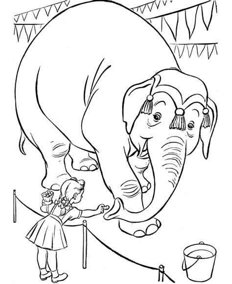 Free Printable Circus Coloring Pages For Kids