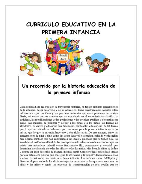 Calaméo Curriculo Educativo En La Primera Infancia